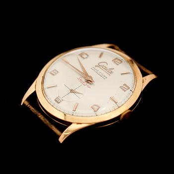 ARMBANDSUR, 18 k guld, Gala, Antimagnetic, Shock-Stop, 1900-talets mitt.