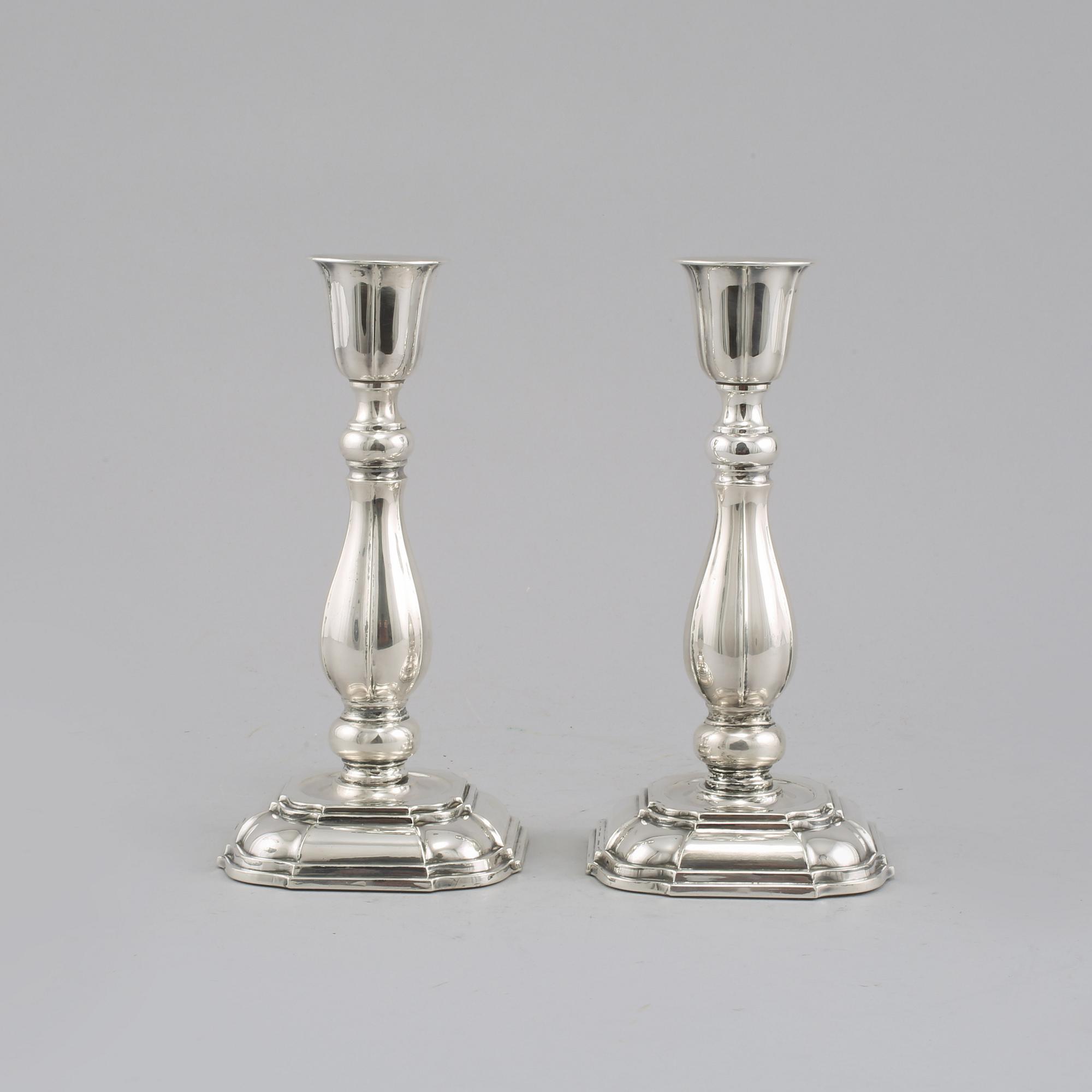 LJUSSTAKAR, silver, Cesons Guldvaru AB, Göteborg, 1955.