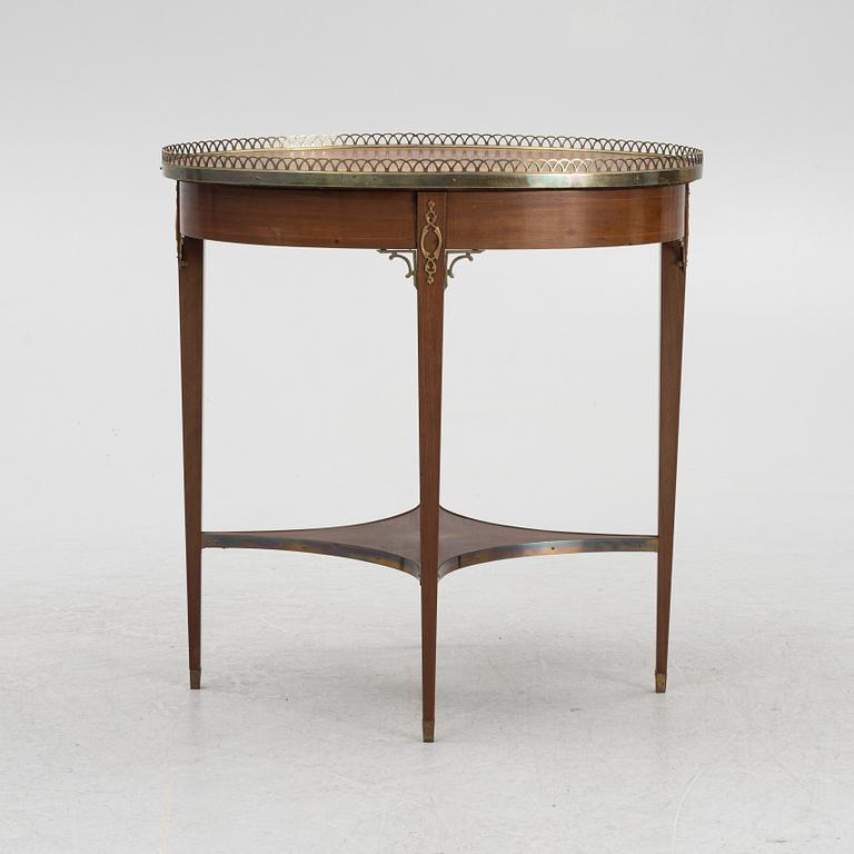 Salon table, Gustavian style, Gustaf L Sahlholm, Stockholm, 1924.