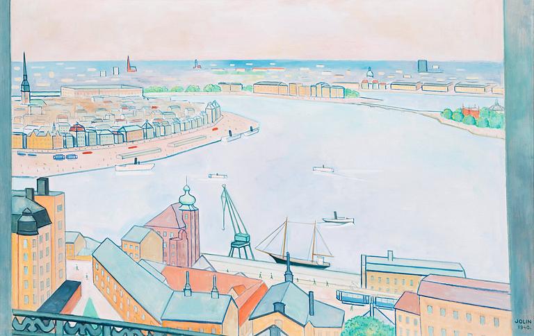 Einar Jolin, View from Södermalm, Stockholm.