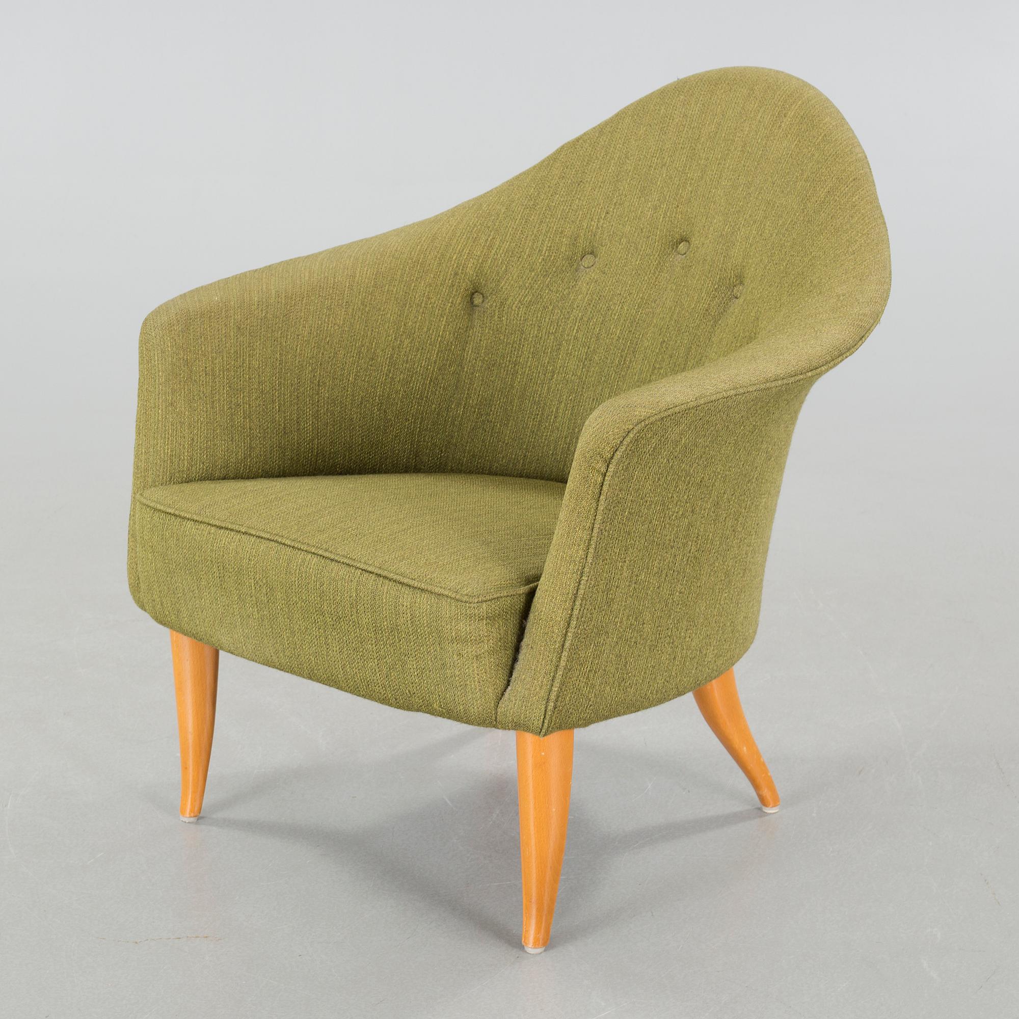 a lounge chair, model "Lilla Adam", for Nordiska Kompanier, third quarter of the 20th century.