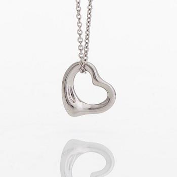 Tiffany & Co, Elsa Peretti, kaulakoru, "Open Heart", platinaa.