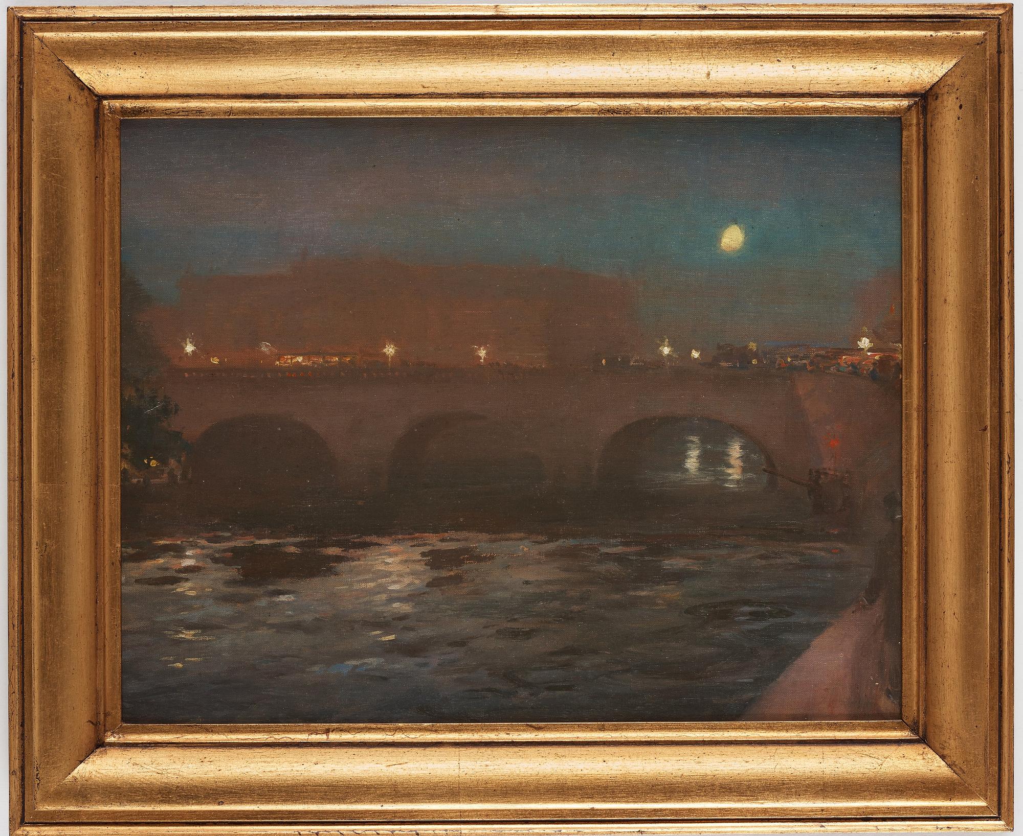 William Blair Bruce, Riksdagshuset i aftonbelysning.