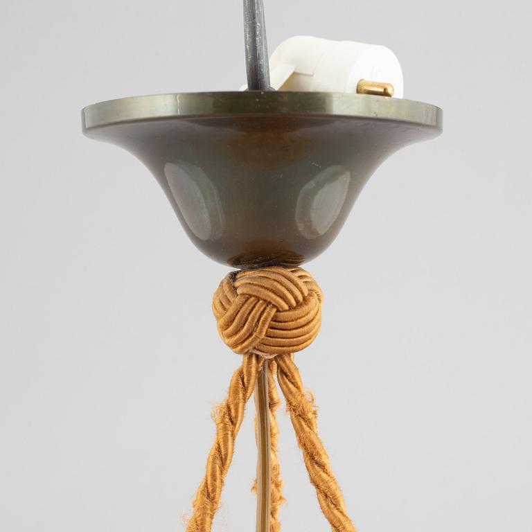 Harald Notini, taklampa, modell "10074", Arvid Böhlmarks Lampfabrik, 1930-tal.