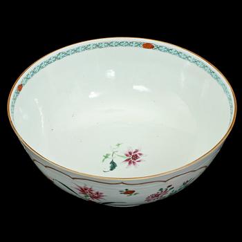 BÅLSKÅL, porslin, Kina, 1700-tal.