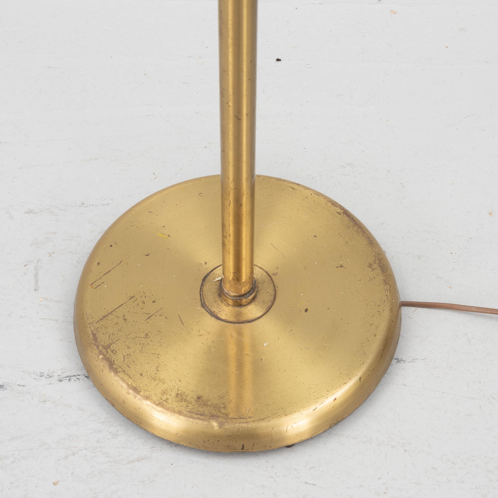 Gustaf Lundgren AB, a Swedish Modern floor lamp, Malmö, 1940s-50s.