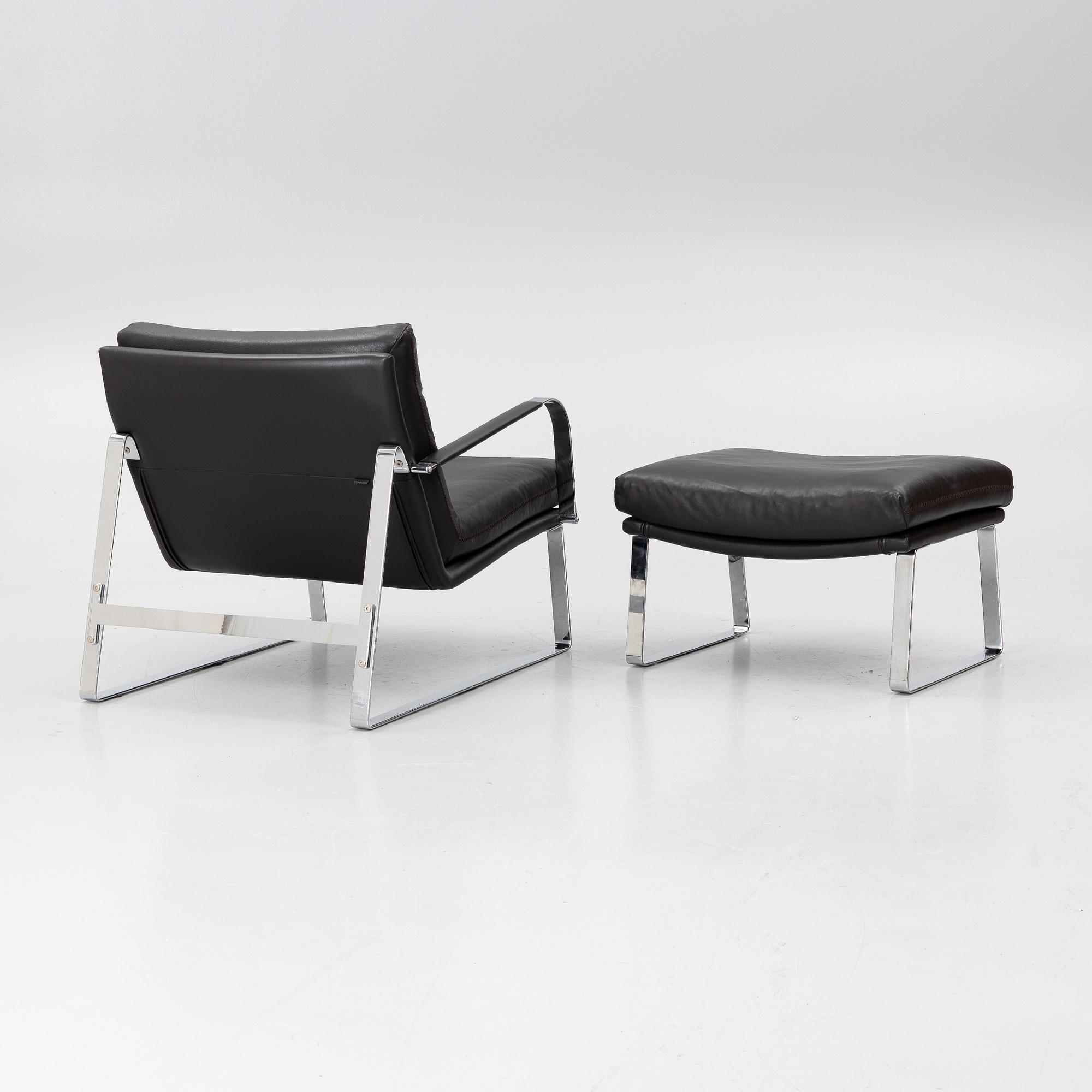 Lenka Teilmann, armchair with footstool, “Shabby”, Conform, 2000s.