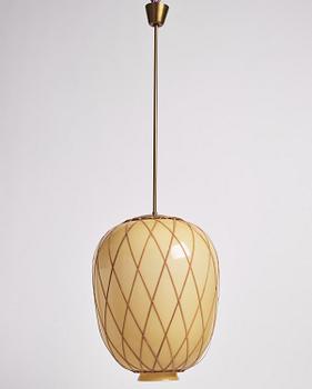 Harald Notini, taklampor, ett par, modell "11555", Arvid Böhlmarks Lampfabrik, Stockholm, 1940-tal.