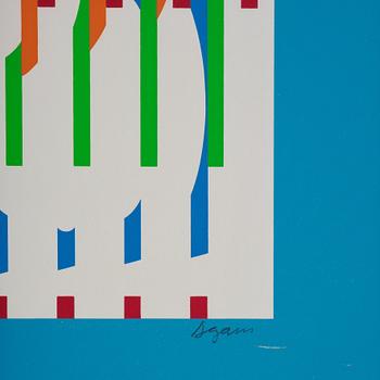 Yaacov Agam, Utan titel from: "Hommage aux Prix Nobel" (Nobelprismappen).
