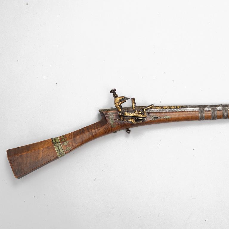 A Ottoman Miquelet rifle, end of the 18th Century.