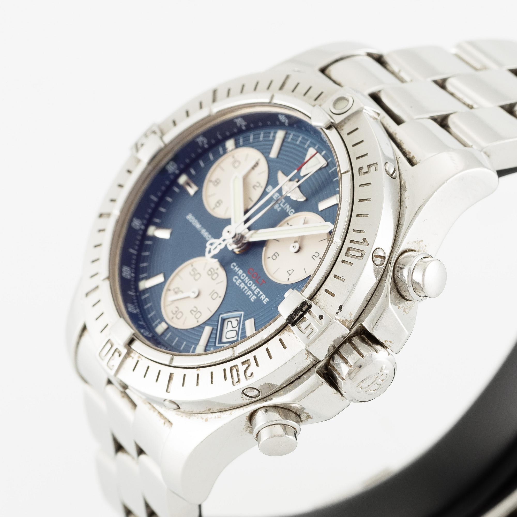 Breitling, Chrono Colt, kronograf, armbandsur, 41,1 mm.