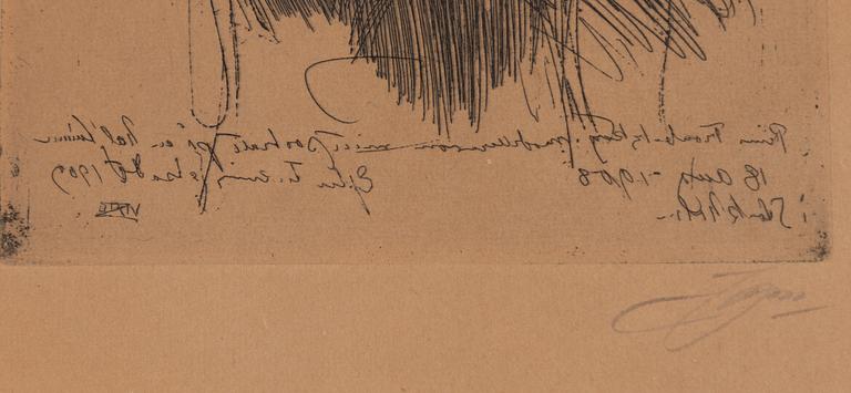 Anders Zorn, "Prince Paul Troubetzkoy II".