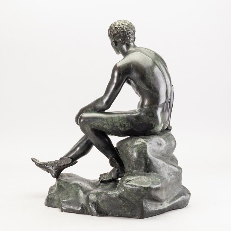 A late 19th century bronze sculpture.