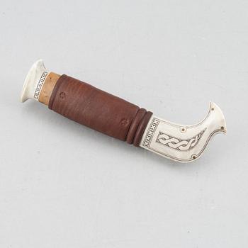 Roland Lundberg, a reindeer horn knife, Piteå.