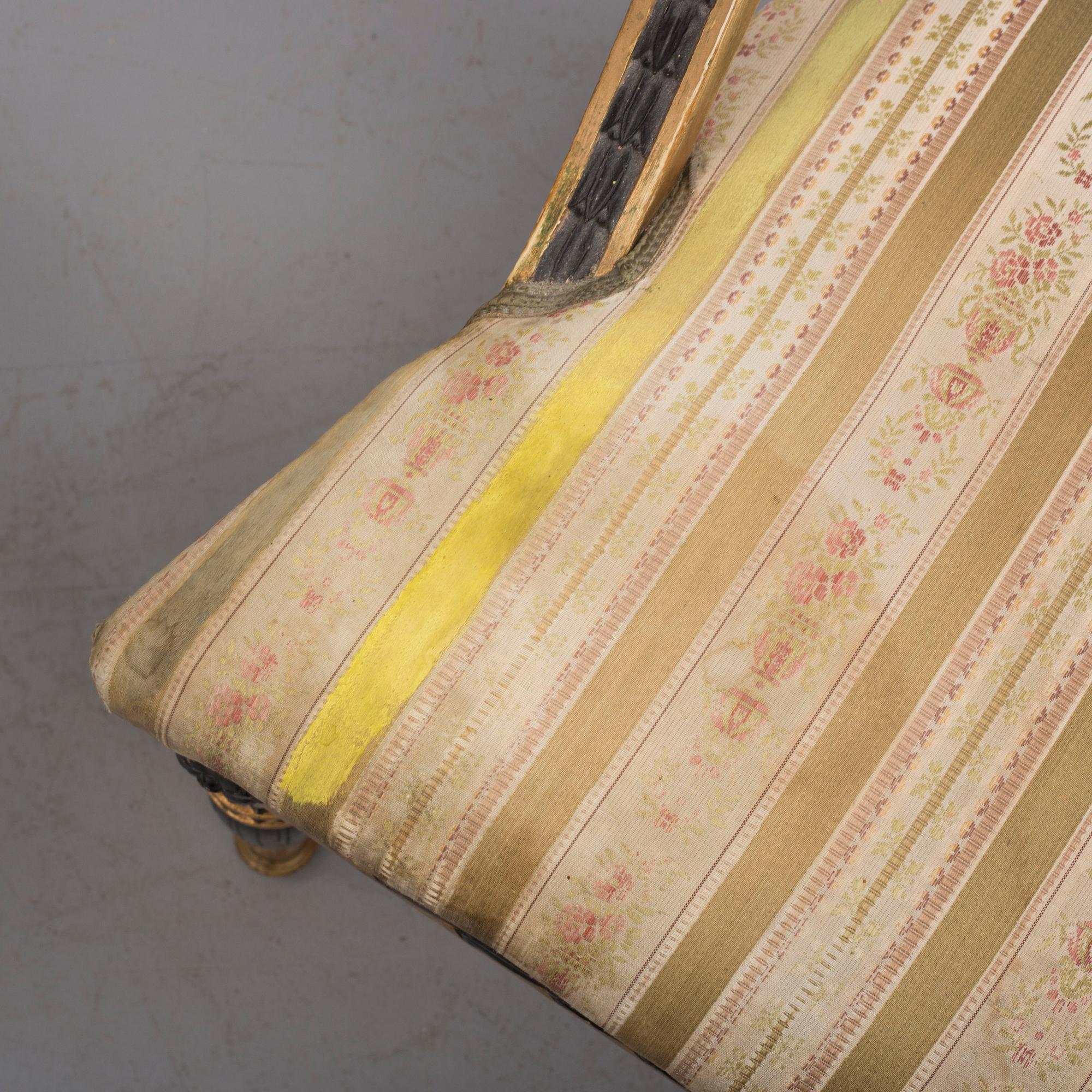 BALJFÅTÖLJER, ett par, sengustaviansk stil, omkring 1900.