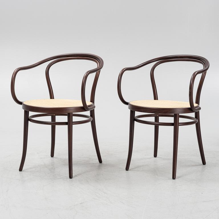Michael Thonet, karmstolar, 6 st, "No 30", TON.