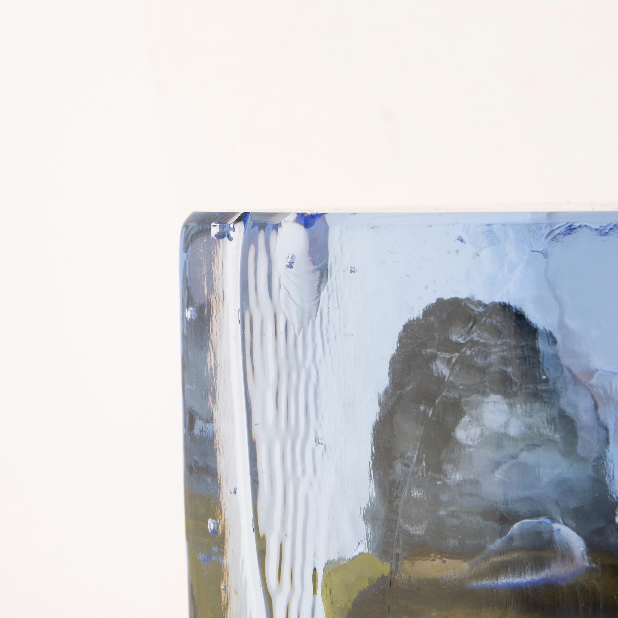 Bertil Vallien, a signed glass sculpture Kosta Boda.