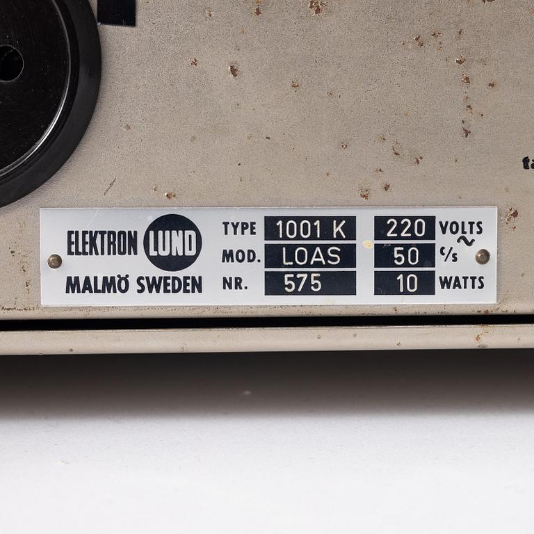 Stig Carlsson, LOAS 1001/”Kolboxen", a pair of loudspeakers, 1959-62, Sweden.