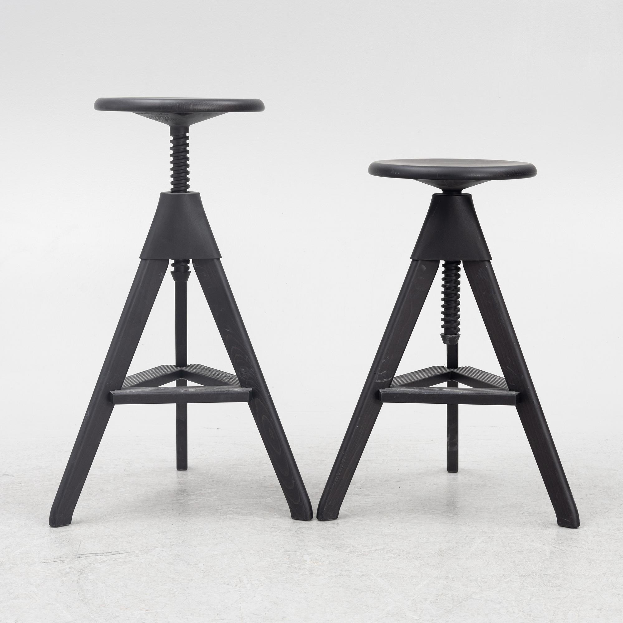 Konstantin Grcic, stools, set of 8, 