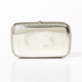 Snusdosa, silver, Moskva, Ryssland 1879.