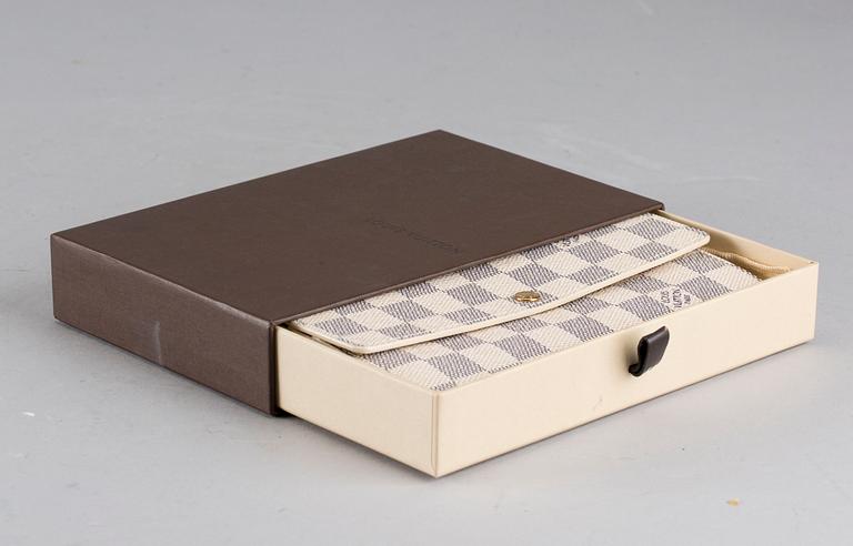 LOUIS VUITTON, "Damier Azur Sarah Wallet", plånbok.