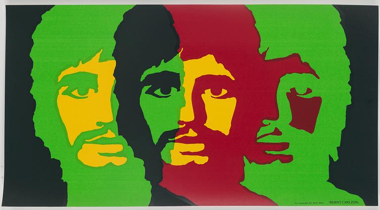 A silk screen poster from Art Work Shop, circa 1970.