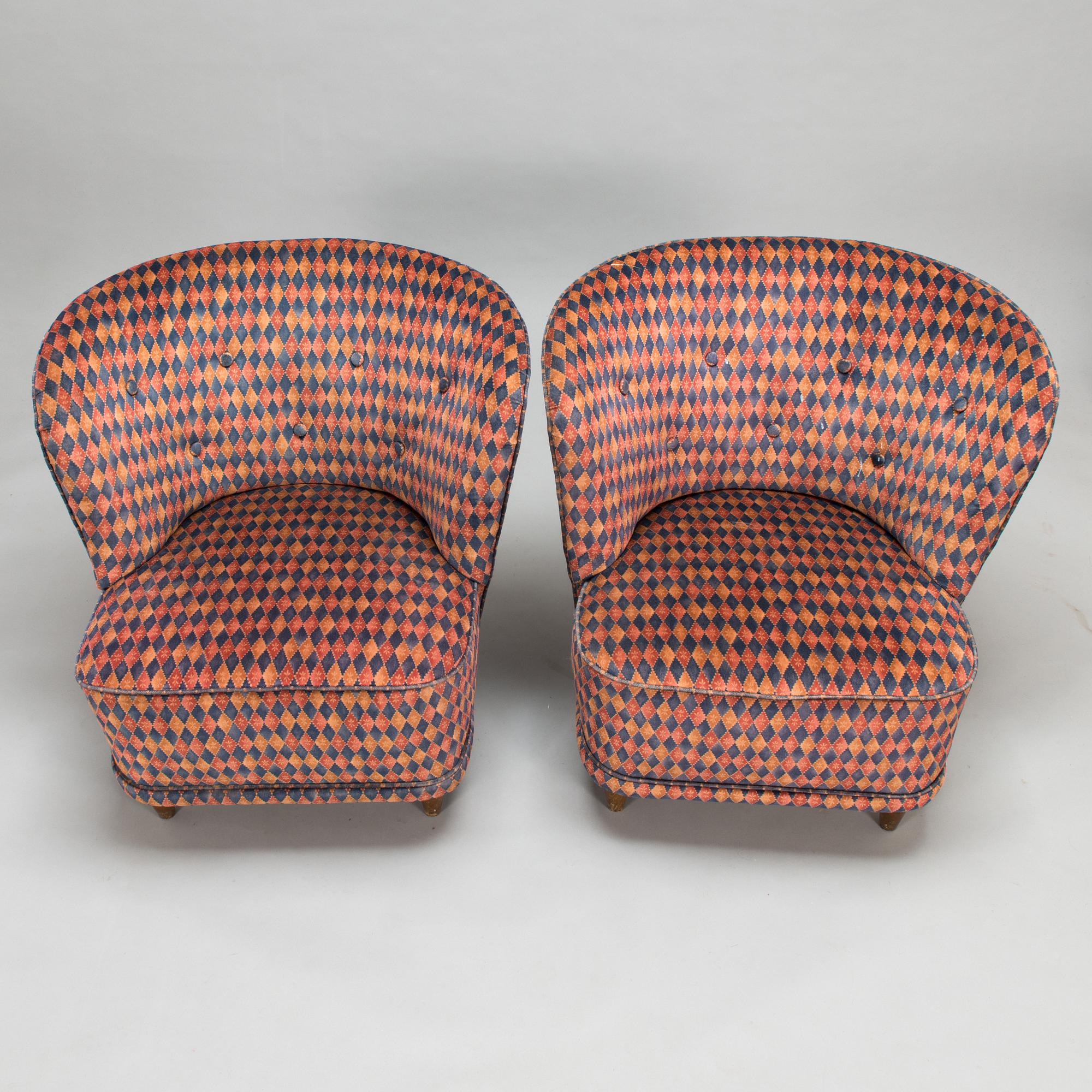 Nojatuolipari, 1950-luku.