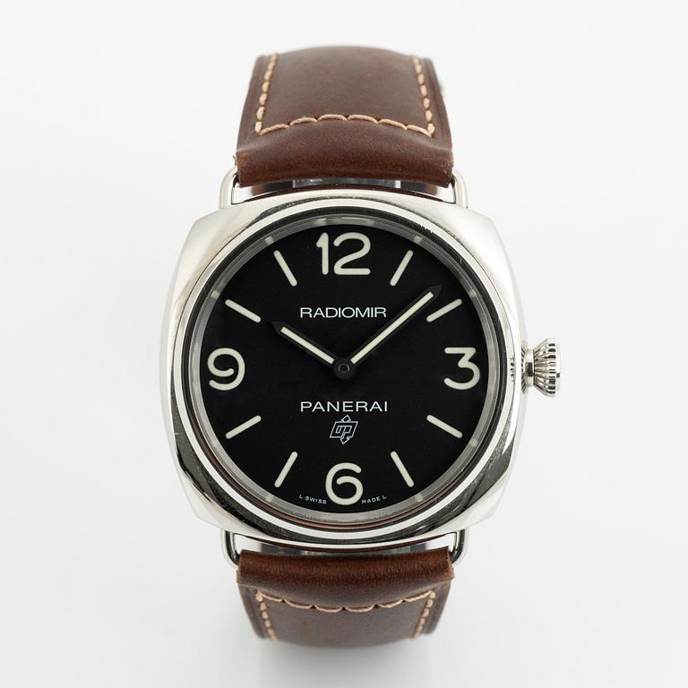 Panerai, Radiomir, Base Logo, wristwatch, 45 mm.