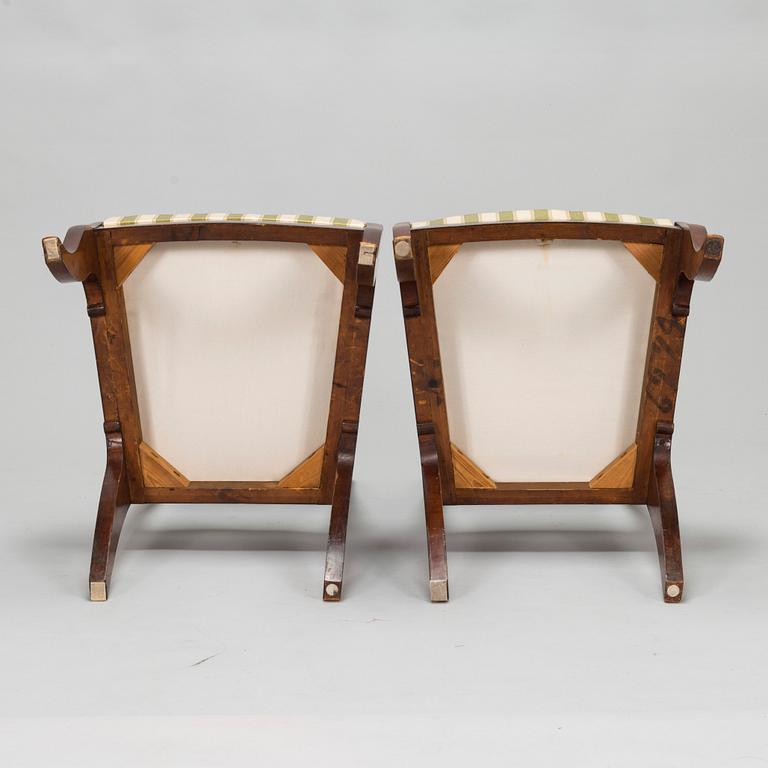 A set of four Biedermeier chairs, second half of the 19th century.