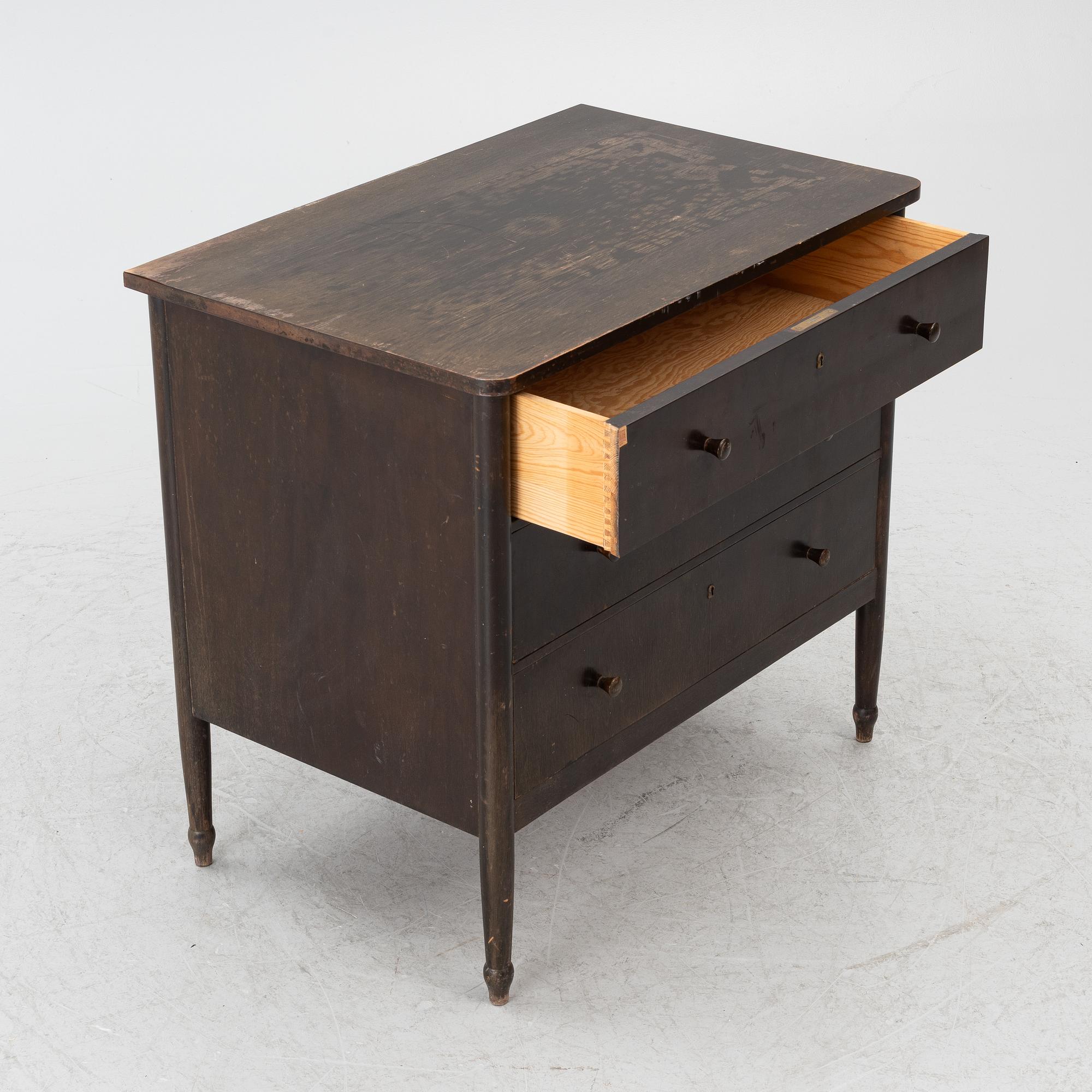 Axel Einar Hjorth, a 'Bungalow' chest of drawers, Nordiska Kompaniet, 1931.