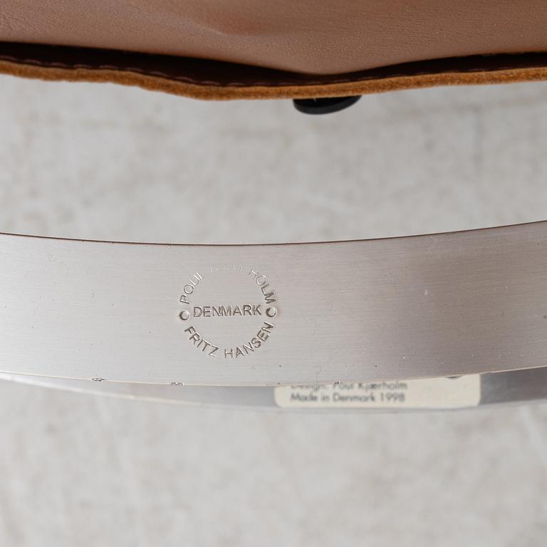 Poul Kjaerholm, a pair of 'PK 22' lounge chairs, Fritz Hansen, Denmark, 1998.