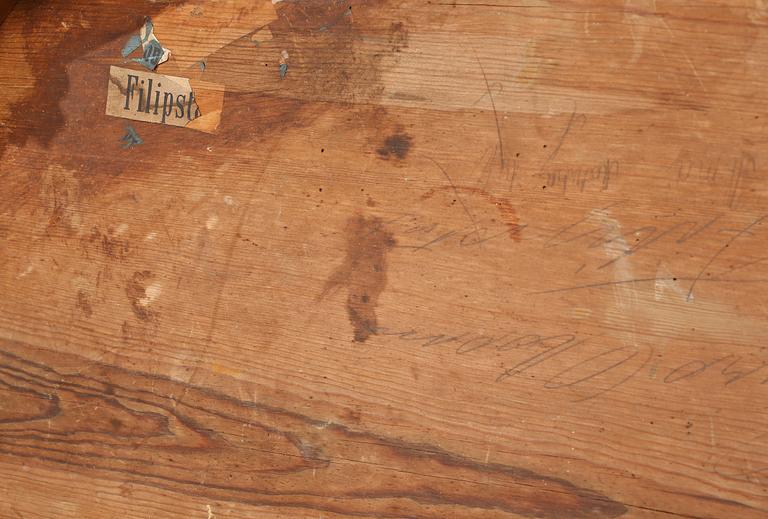 HALVMÅNEBORD, 1800-tal.