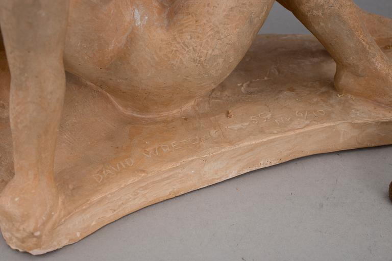 DAVID WRETLING, skulpturer 3 st, varav två numrerade 6/10 och 7/25.