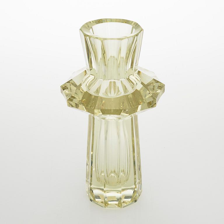 Aimo Okkolin, a 'Lighthouse' vase signed Aimo Okkolin Riihimäen Lasi Oy.