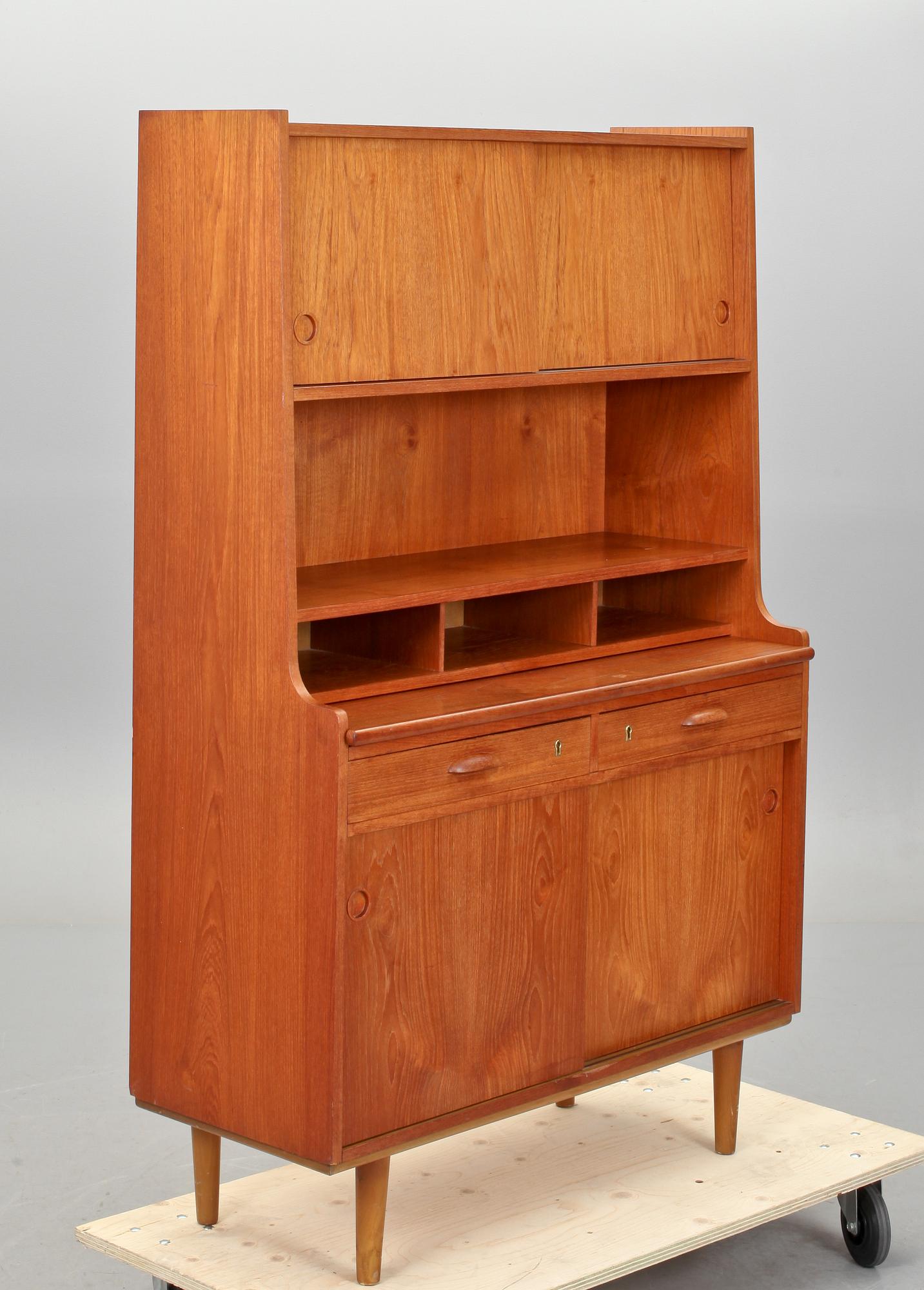 BOKHYLLA/SEKRETÄR, Danmark 1950/60-tal.