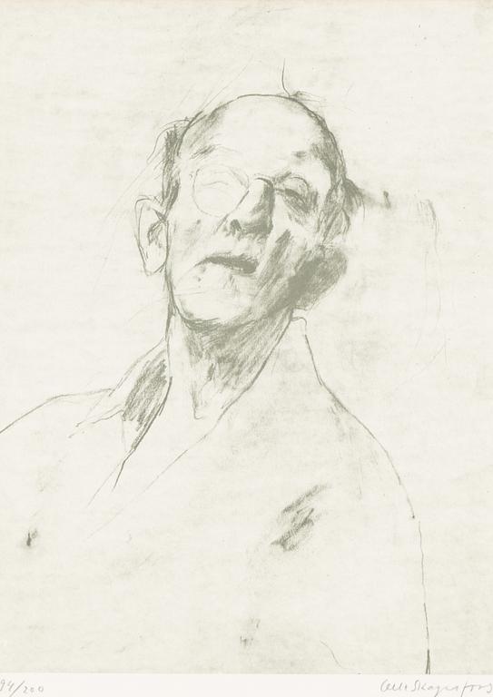 Olle Skagerfors, Självporträtt.