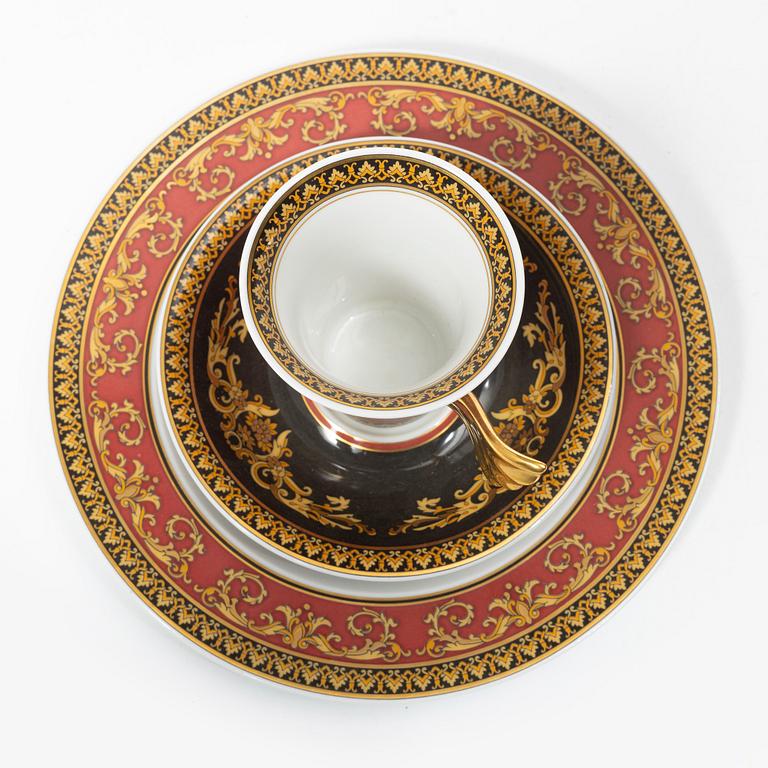 Mat-och kaffeservis, porslin, 36 delar, "Medusa", Rosenthal för Versace,