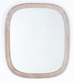 An oak mirror, second half of the 20th century.