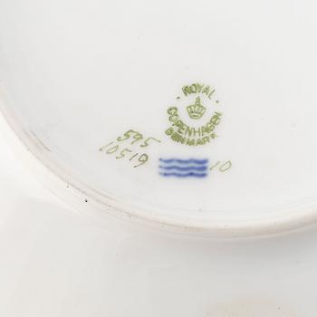 Mattallrikar, 36 st, porslin, "Guldkurv", Royal Copenhagen.