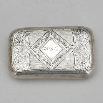 DOSA, silver, St Petersburg, 1881. Vikt ca 112 gram.