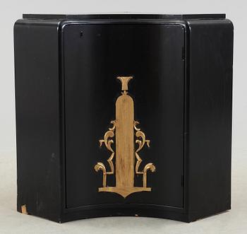 HÖRNSKÅP, art deco, 1920/30-tal.