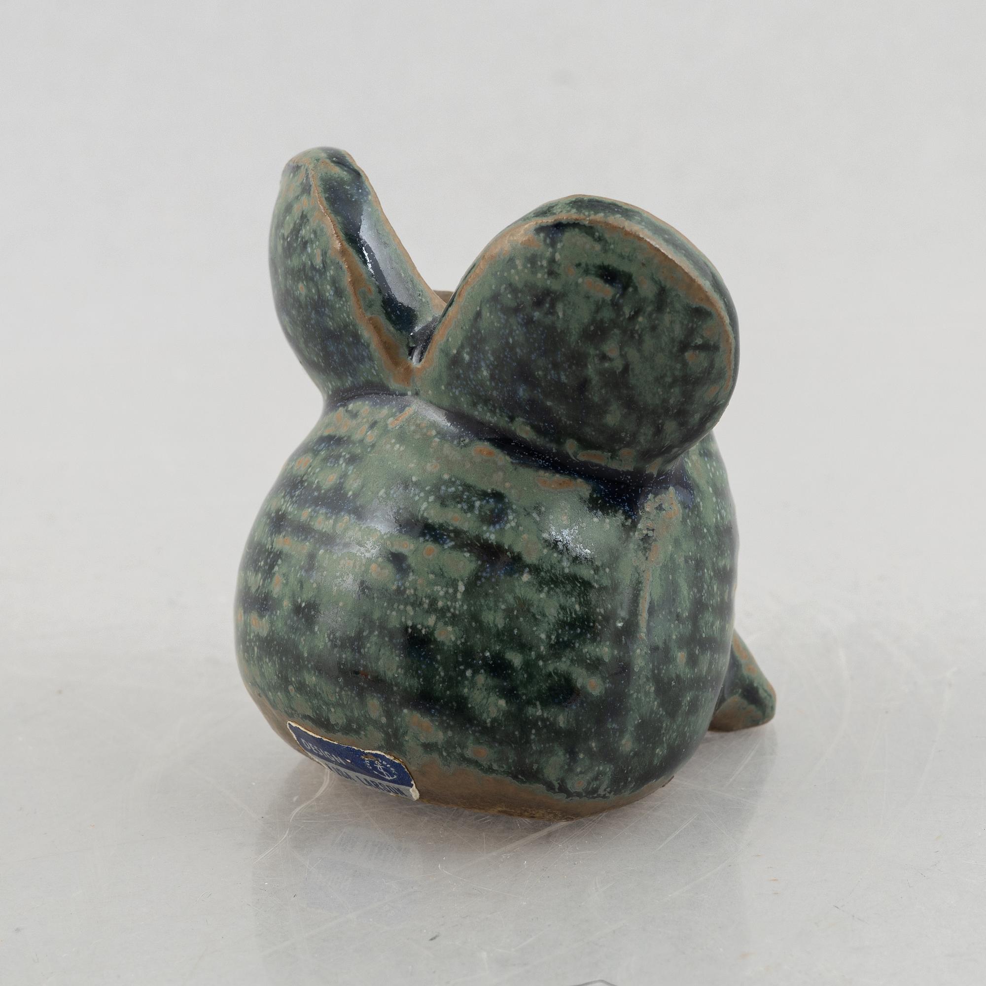 Lisa Larson, a stoneware figurine, 'Spökmusen' from the series 'Menageri', Gustavsberg.