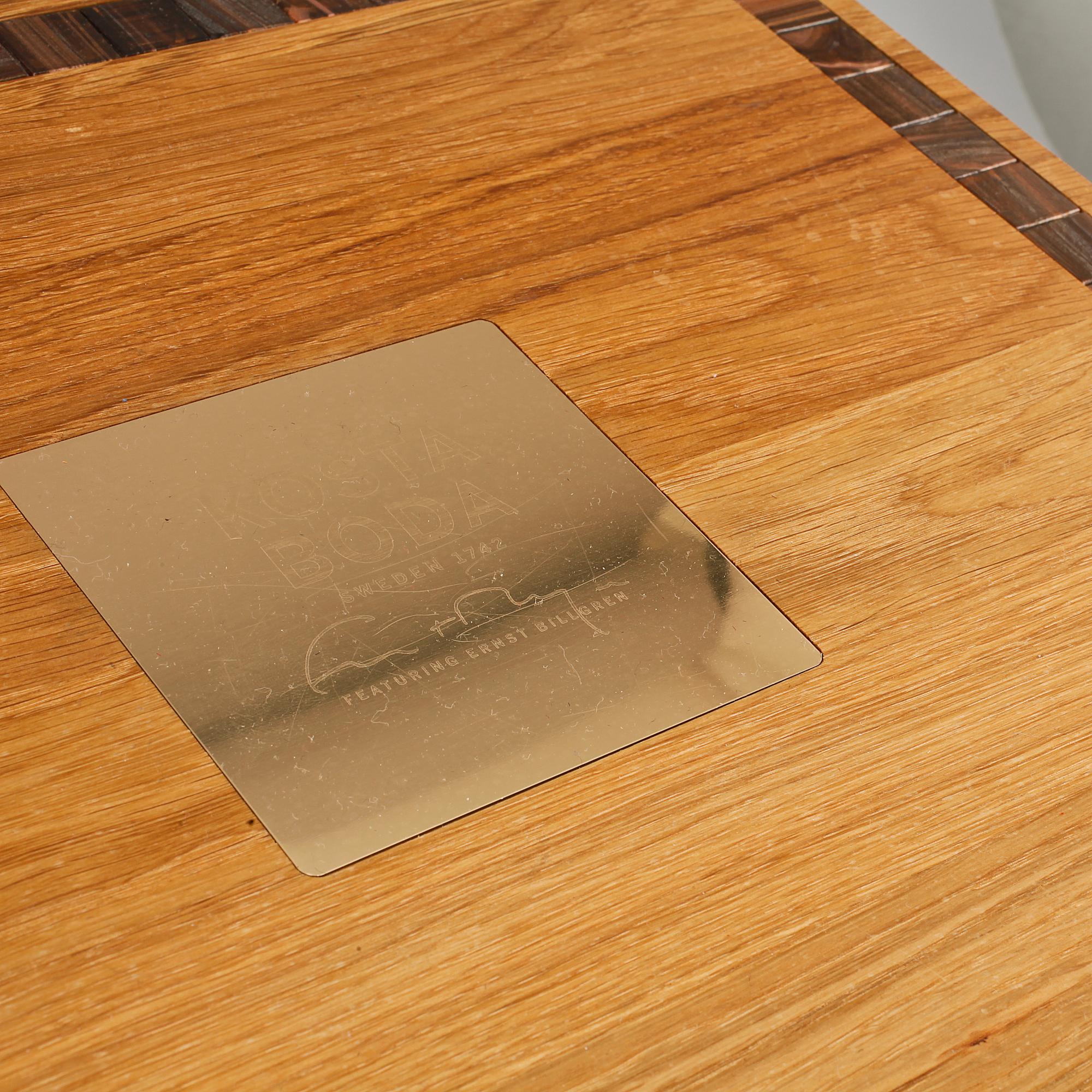 SKULPTUR, glas, Ernst Billgren, "And i Vas", Kosta Boda, begränsad utgåva, numrerad 8/30, signerad.