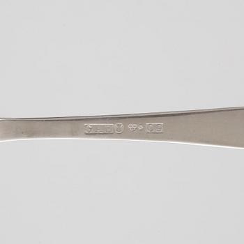 BESTICKSERVIS, 52 delar, silver, Rosenholm, GAB, mest 1964-65. Tot ca 1954 gram.