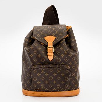 Louis Vuitton, a monogram canvas 'Montsouris' backpack.