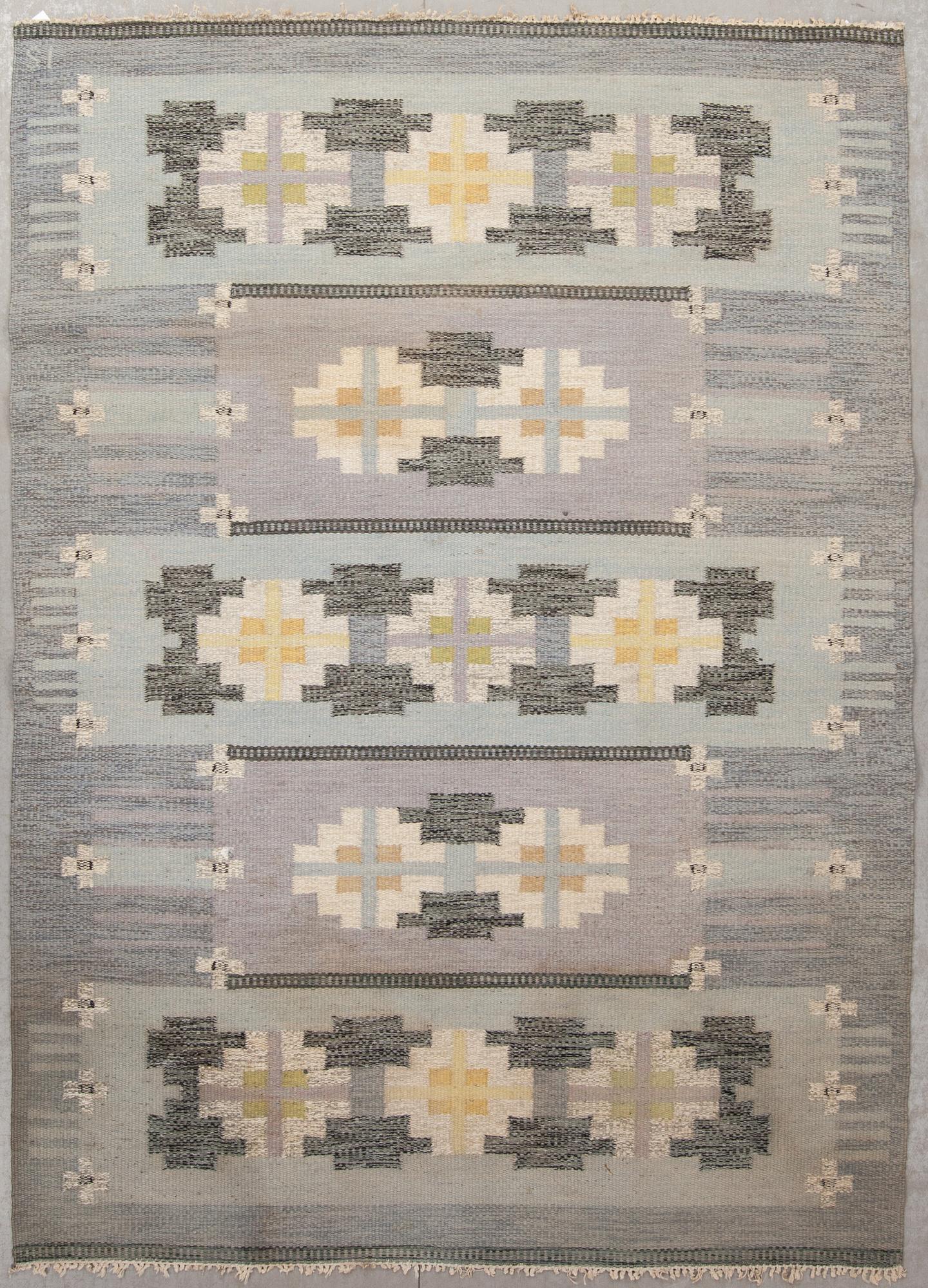 MATTA, rölakan, monogramsignerad IS (Ingegerd Silow), ca 230 x 166 cm.