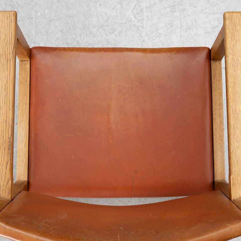 Hans J. Wegner, an armchair for A.P. Stolen, Copenhagen, Denmark, mid 20th century.