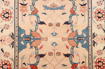 A Mamluk design carpet, c. 425 x 306 cm.