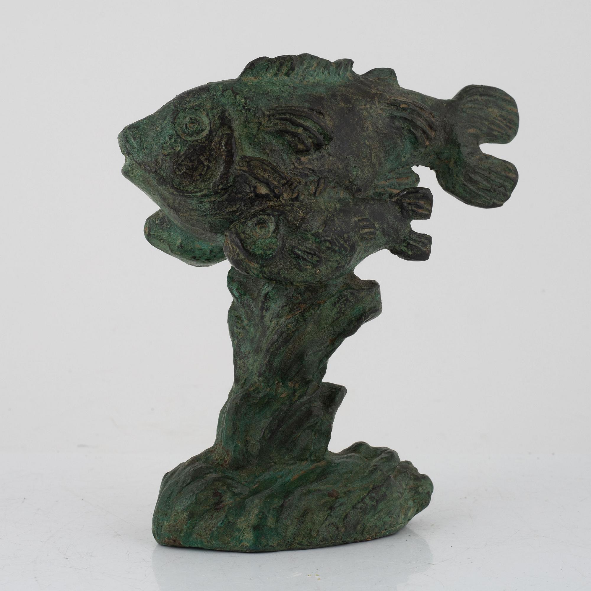 Carl Milles, after, sculpture, bronze, with stamp mark "Millesgården".