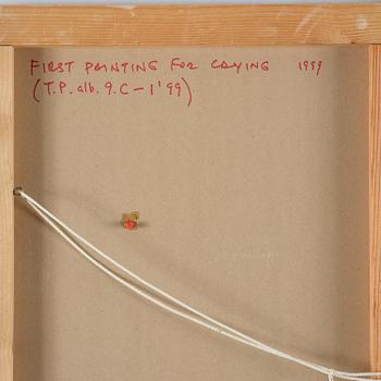 Clay Ketter, "First Painting for Crying (T.P. alb. 9 C. - 1'99)".